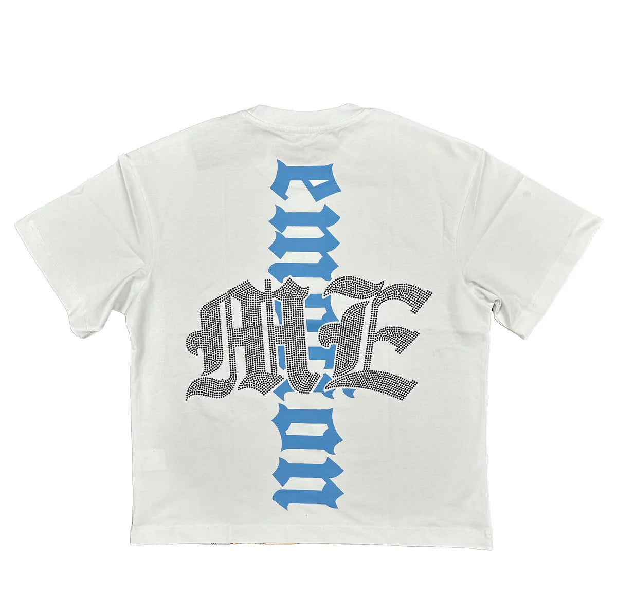 Mixed Emotion White Angel Rhinestone Tee