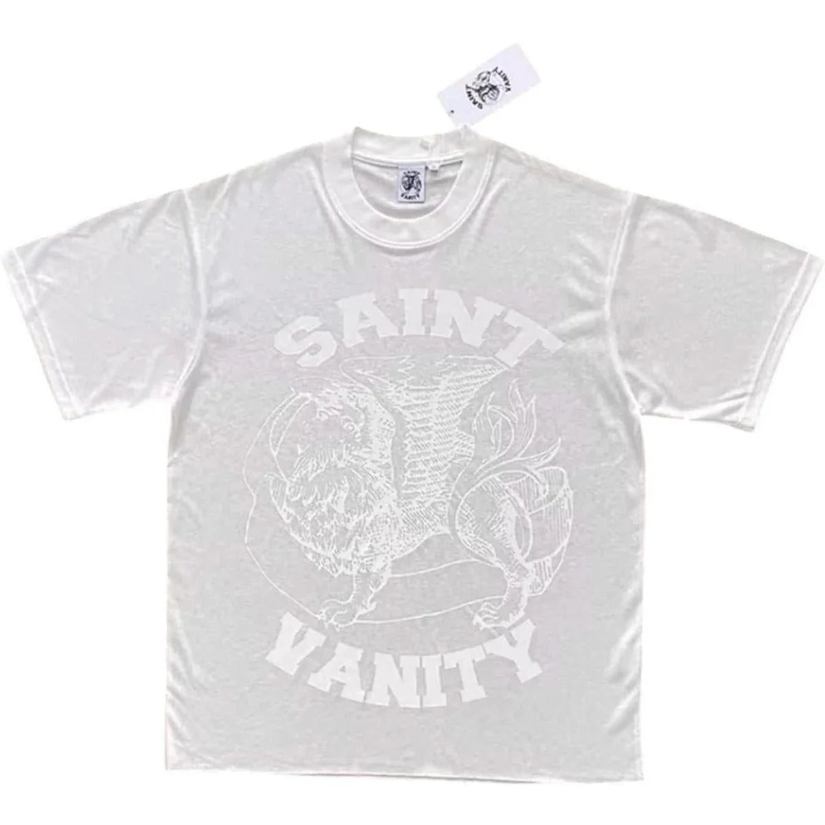 Saint Vanity Griffin Tee White Out Monochrome