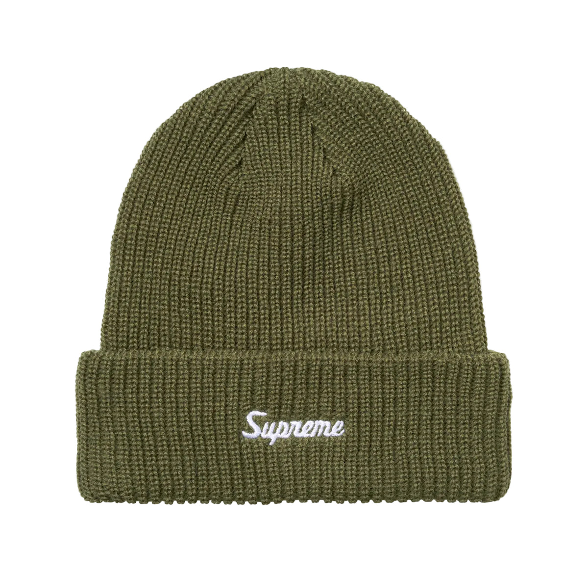 Supreme Loose Gauge Beanie Olive