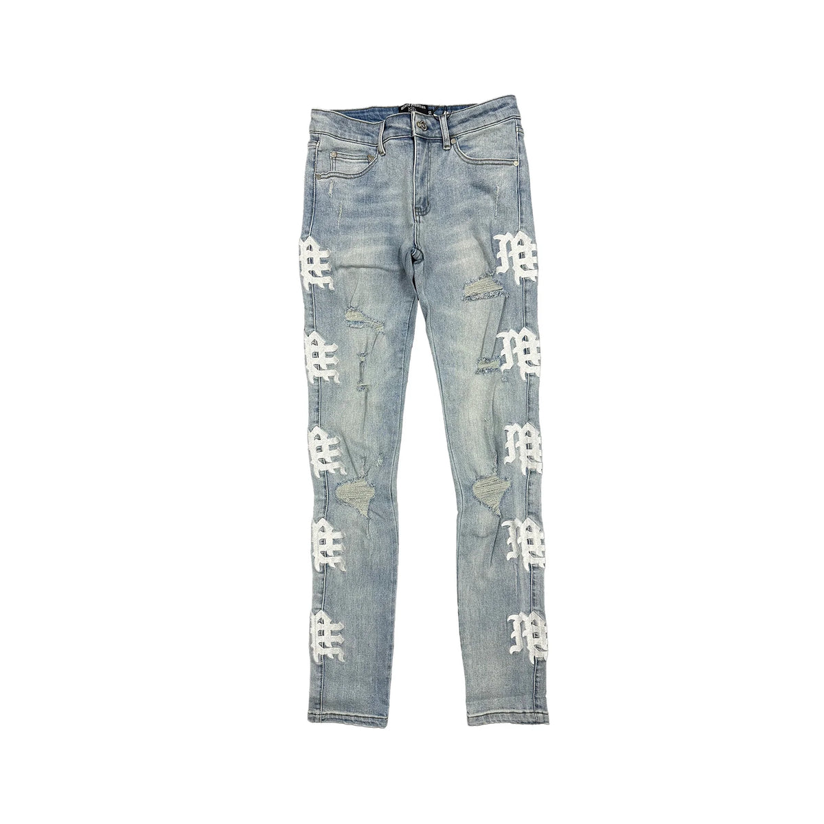 Mixed Emotion Monogram Denim Sea