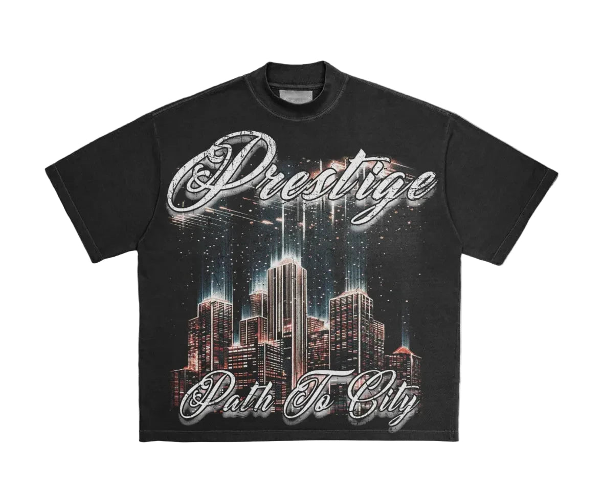 Prestige Path To The City Rhinestone Tee