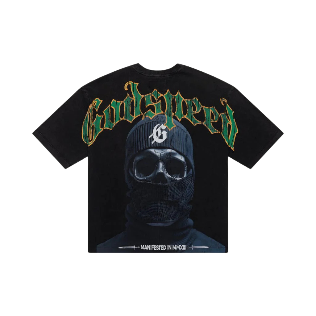 Godspeed Balaclava Szn T-Shirt Black Wash