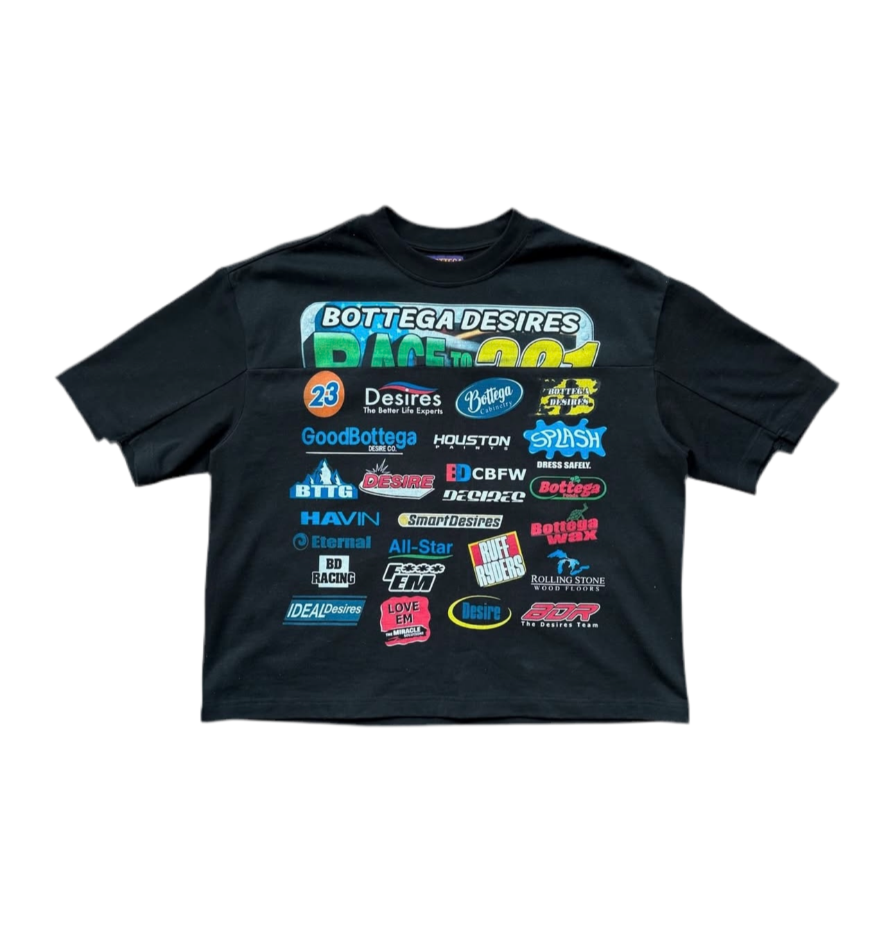 Bottega Desires Race Tee Black