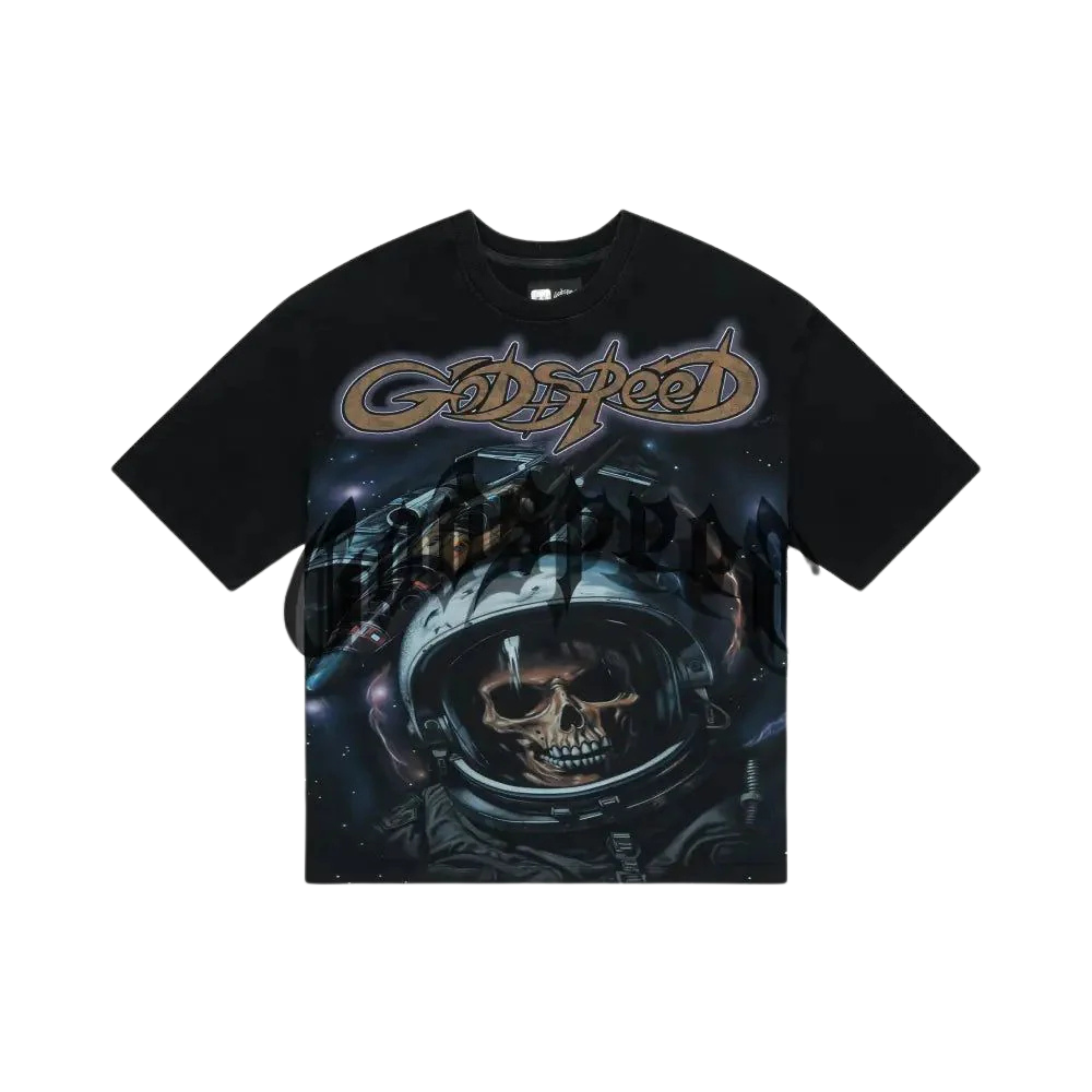 Godspeed Space Traveler Tee Stone Wash