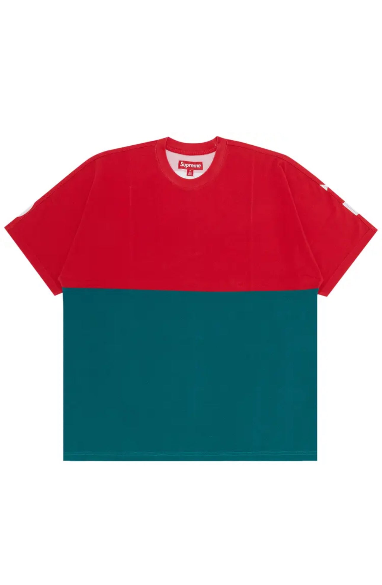 Supreme Split Short Sleeve Tee Red (Pre Owned)