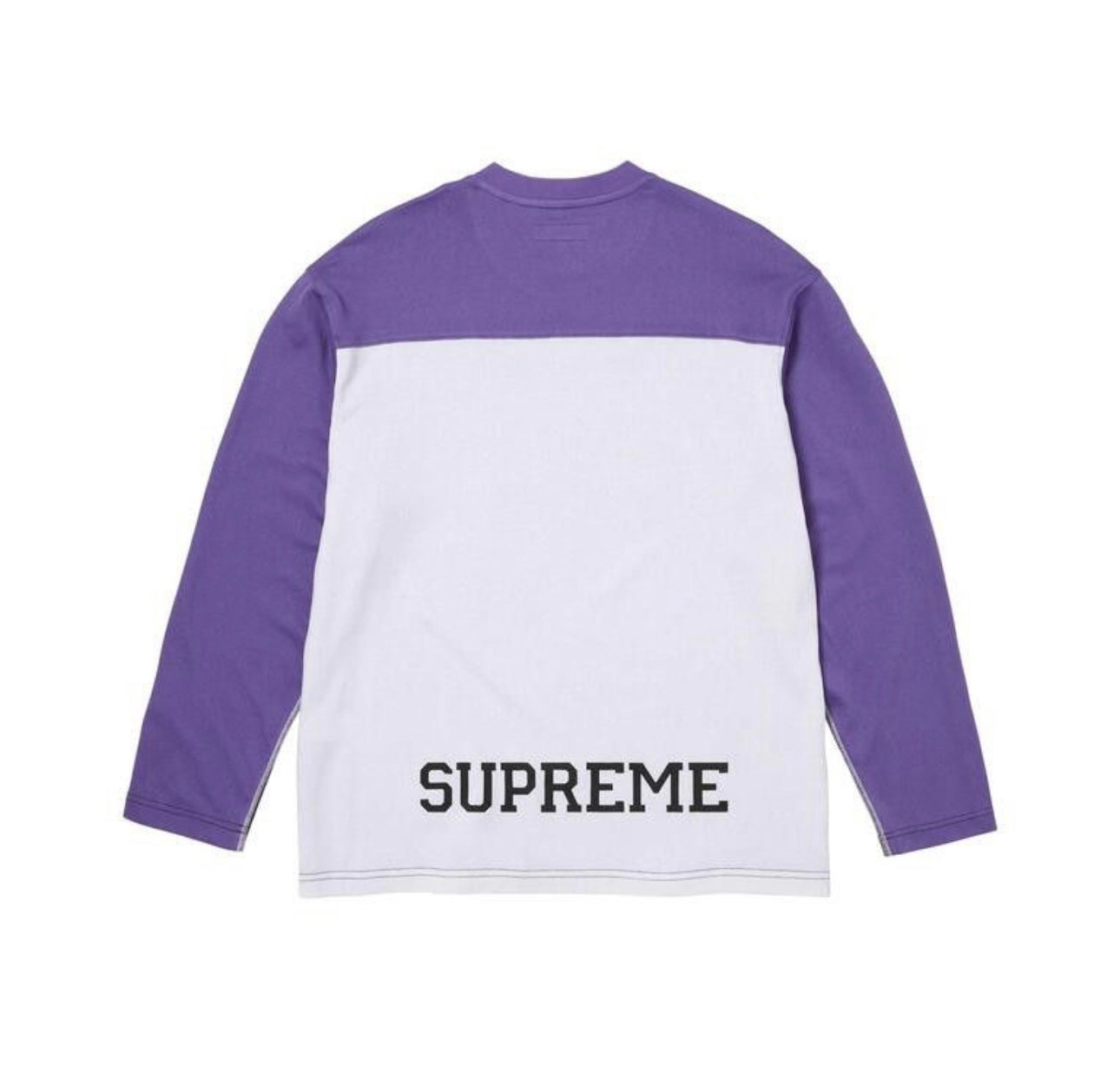 Supreme Split Long Sleeve Top Black