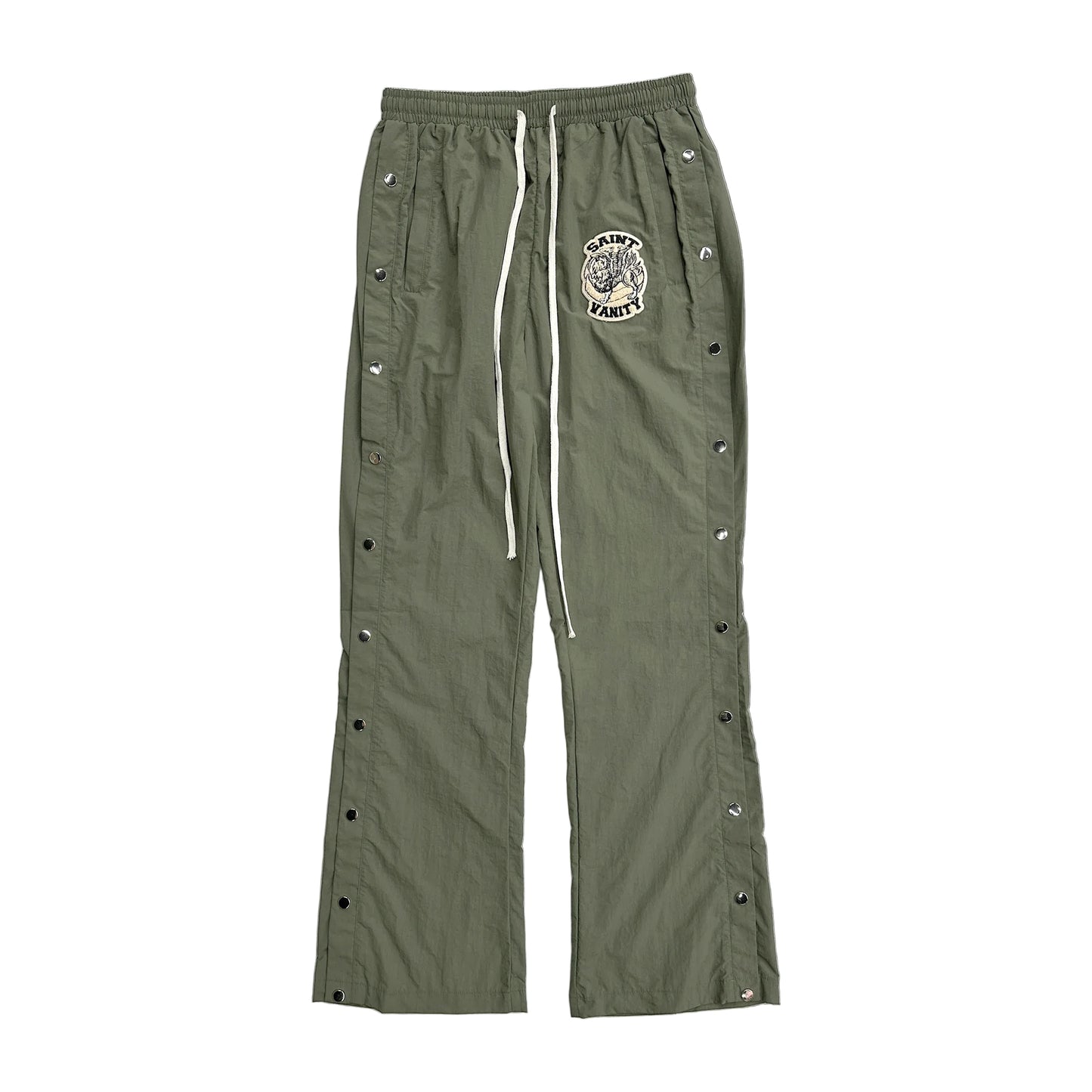 Saint Vanity Nylon Pants Army Green