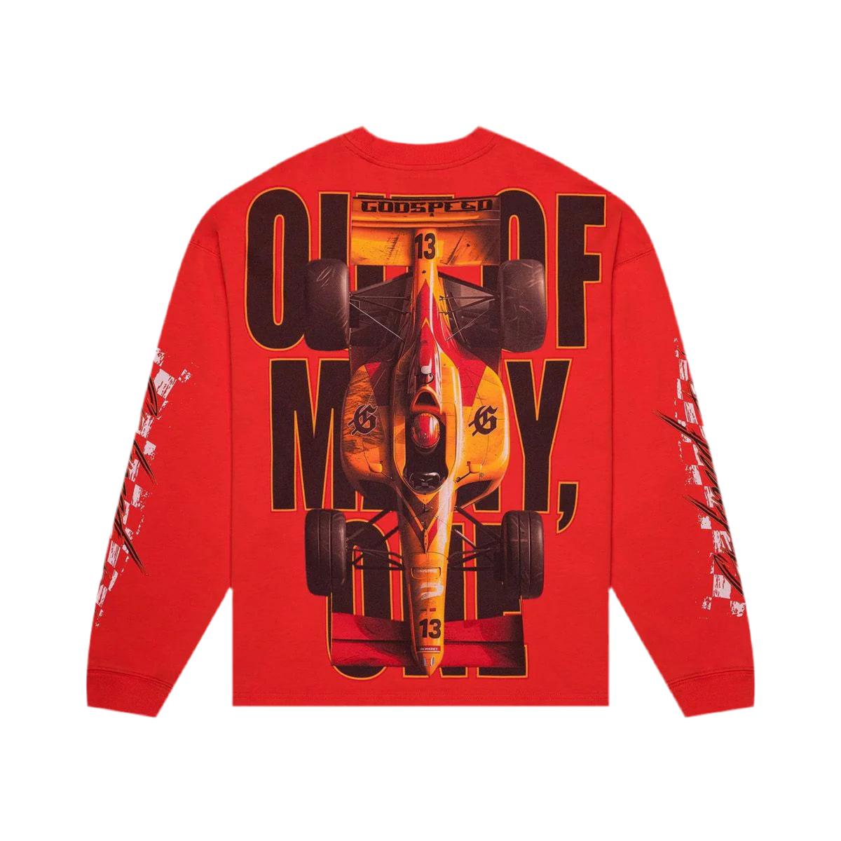 Godspeed F1 Finishline L/S Tee Red