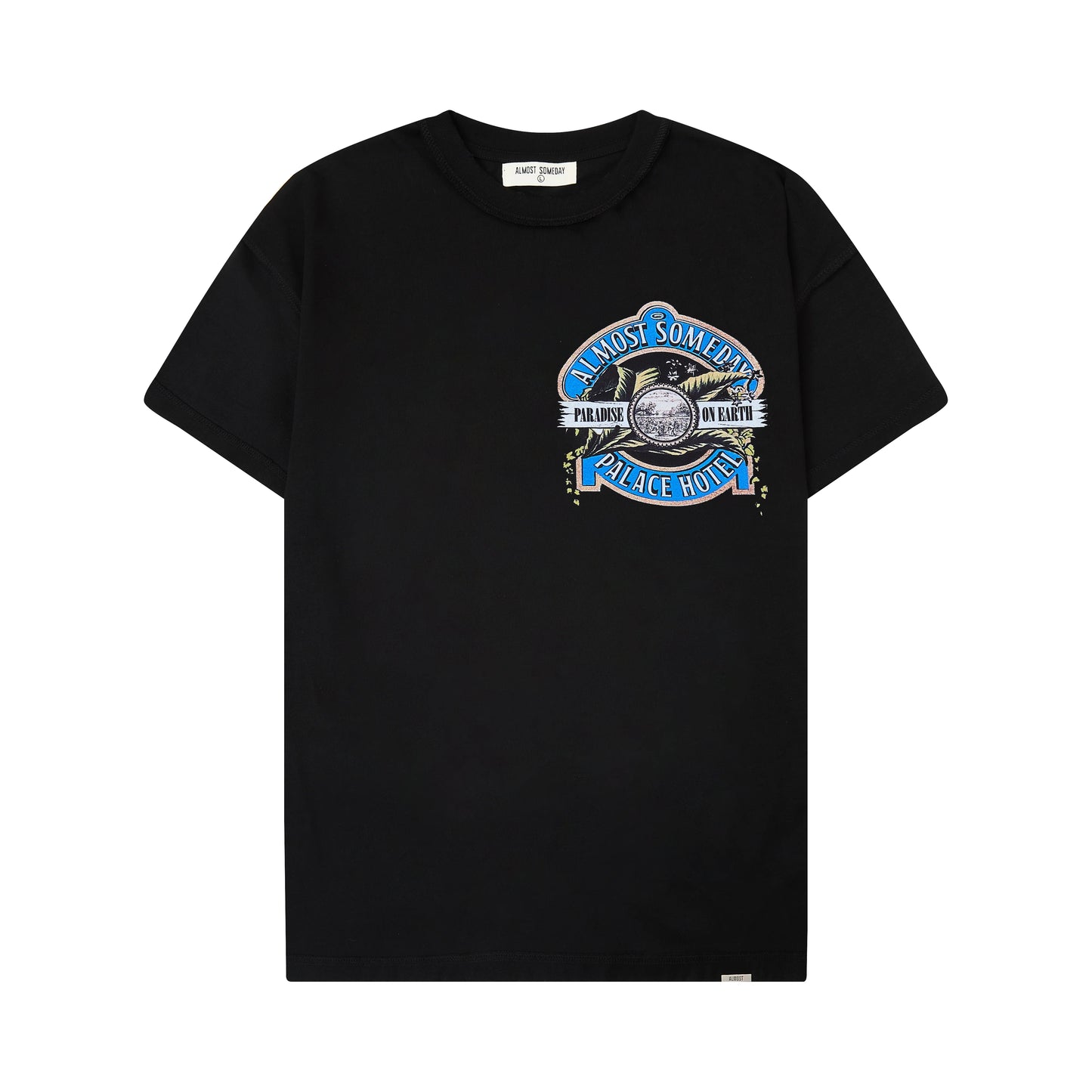 Almost Someday Palace Tee Black