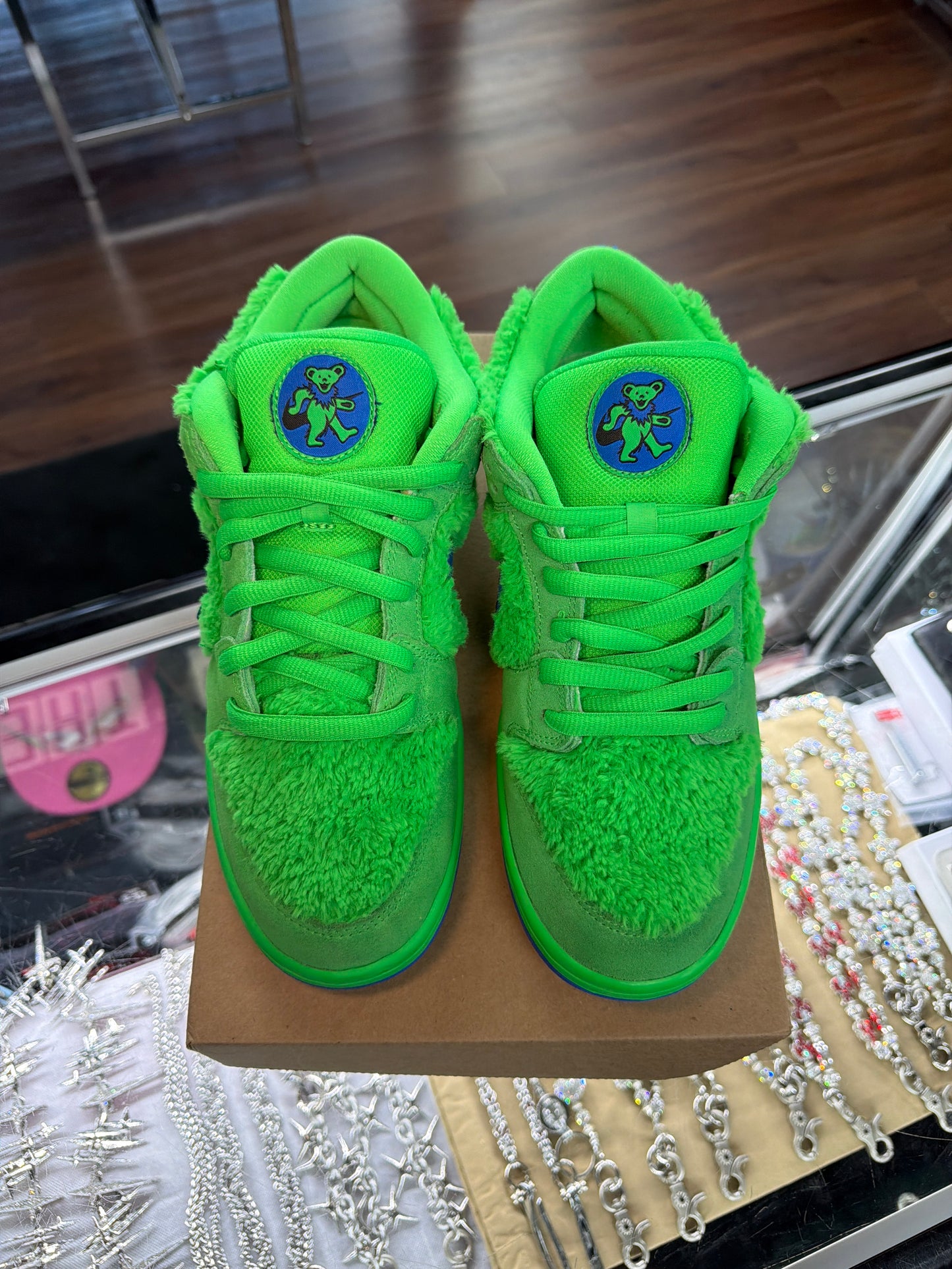 Nike SB Dunk Grateful Dead Bears Green (Pre Owned)
