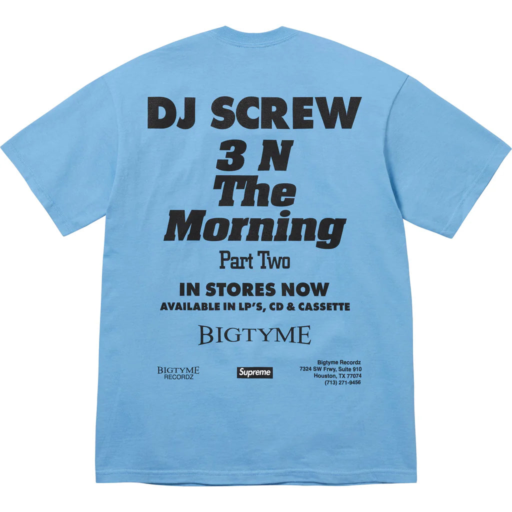 Supreme DJ Screw SUC Tee Blue
