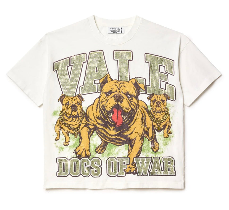 Vale Forever War Dog Bling Tee ‘White’