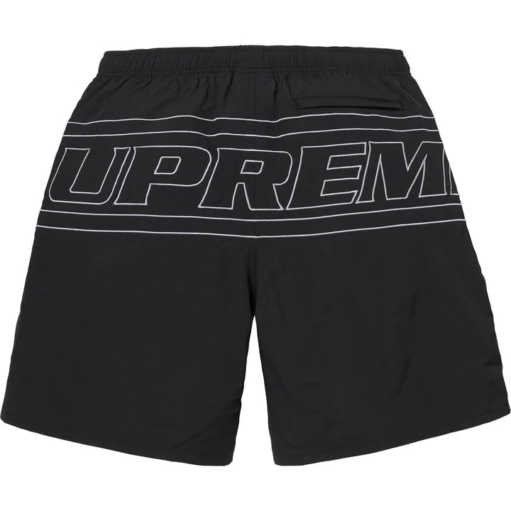 Supreme Big Logo Nylon Short Black