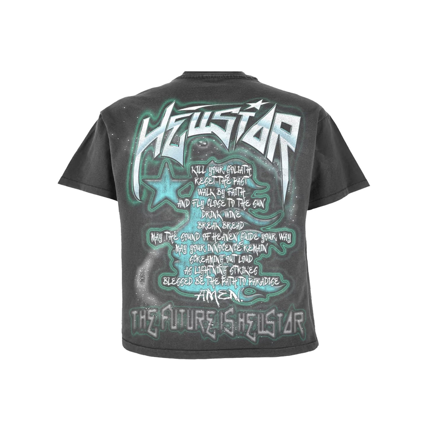 Hellstar Studios The Future Short Sleeve Tee Shirt Washed