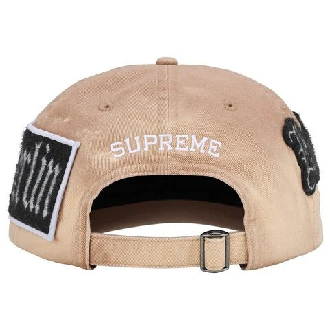 Supreme City Patches 6-Panel Hat Tan