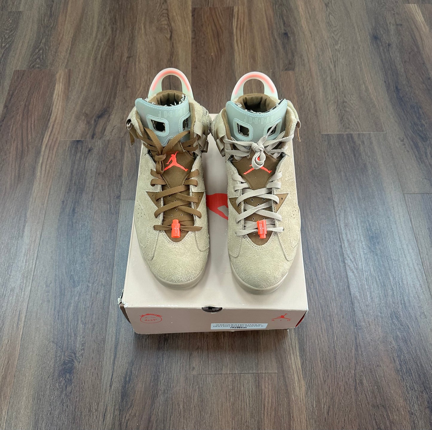 Jordan 6 Travis Scott British Khaki (Pre Owned)