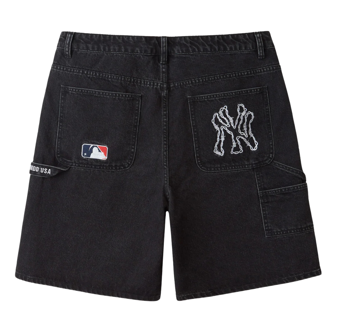 HMDD NY Barbed Jean Short Black