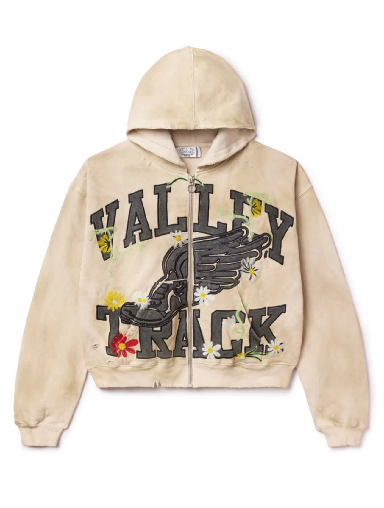 Vale Forever Bone Garden Zip Up Hoodie