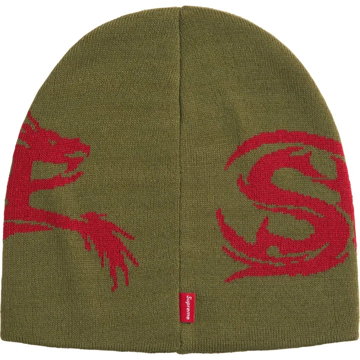 Supreme Dragon Beanie Olive