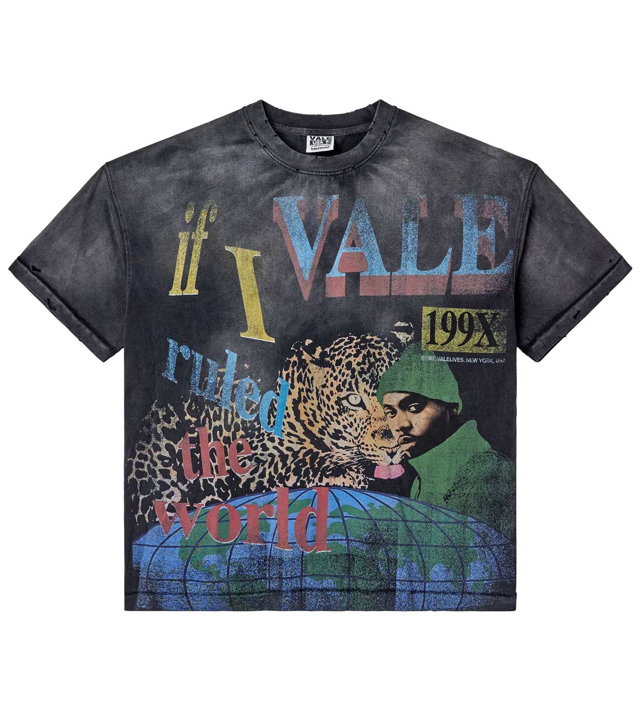 Vale Forever Da Ruler Tee Black