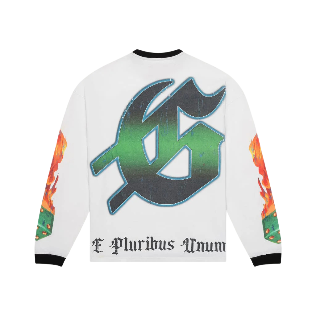 Godspeed Life's A Gamble LS T-shirt White/Black