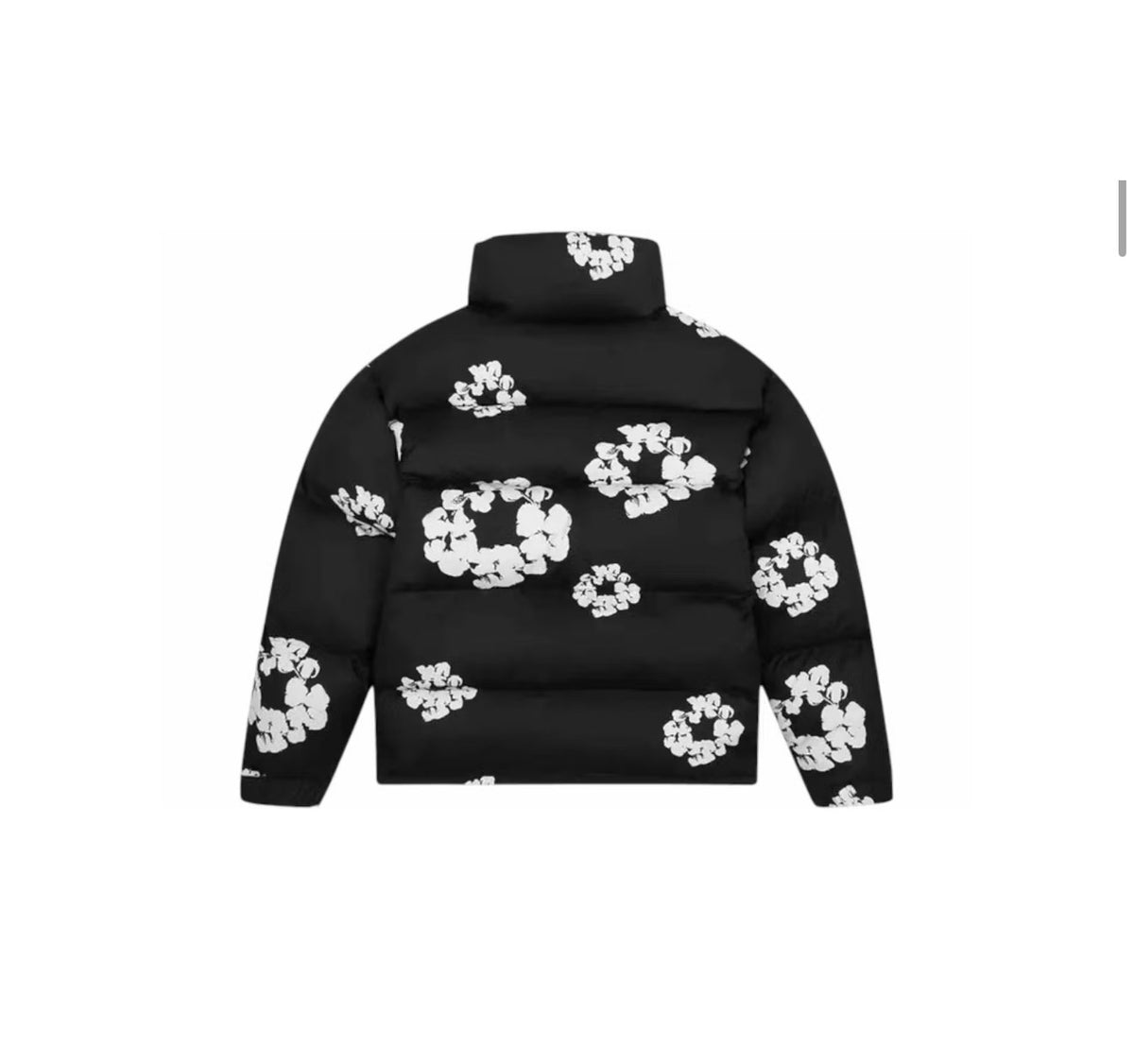 Denim Tears Cotton Wreath Puffer Jacket Black (FW24)