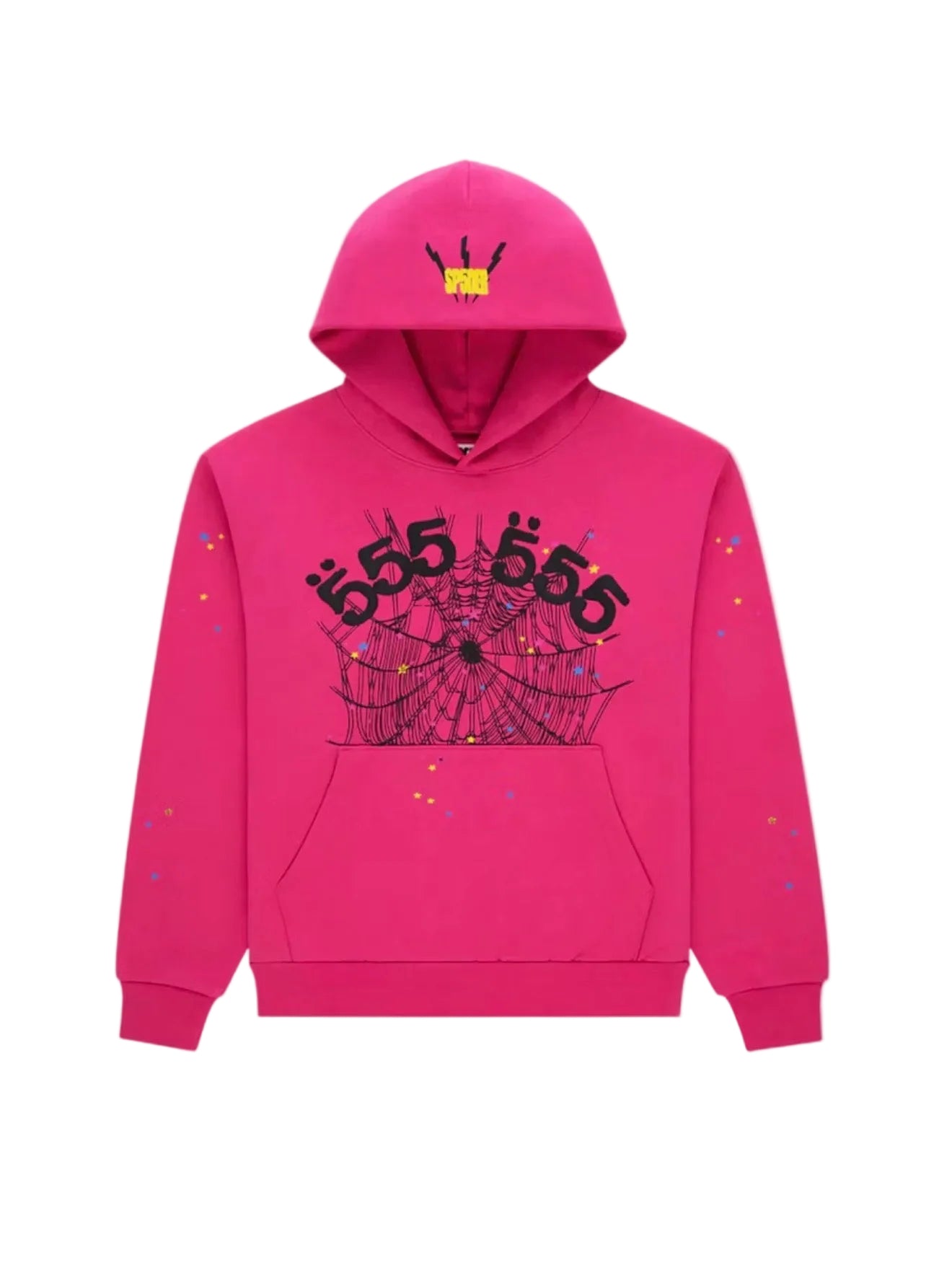 Sp5der Angel Number Hoodie Pink (Pre Owned)