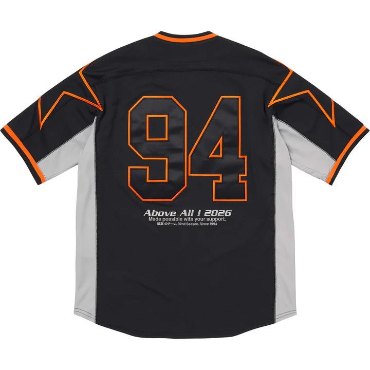 Supreme Stars Baseball Jersey Black
