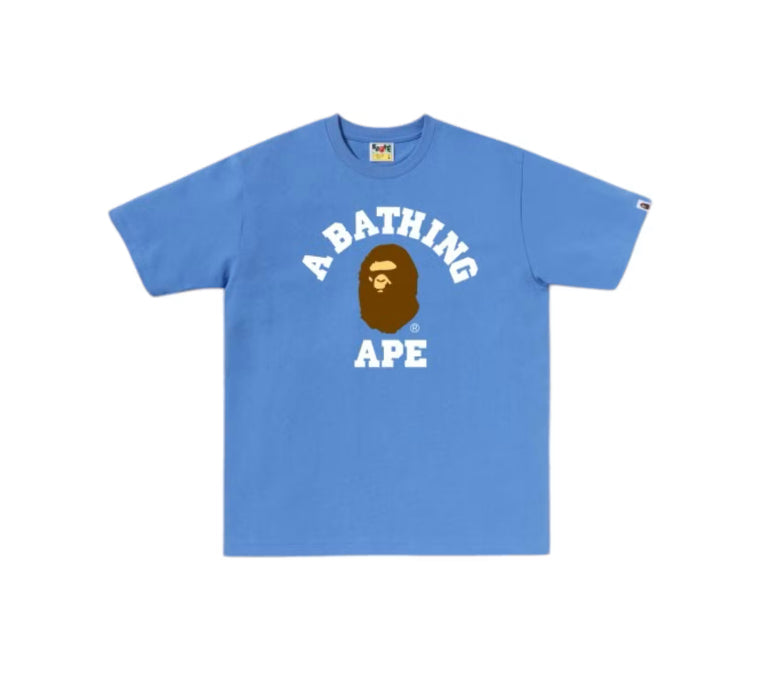 BAPE College Tee Blue