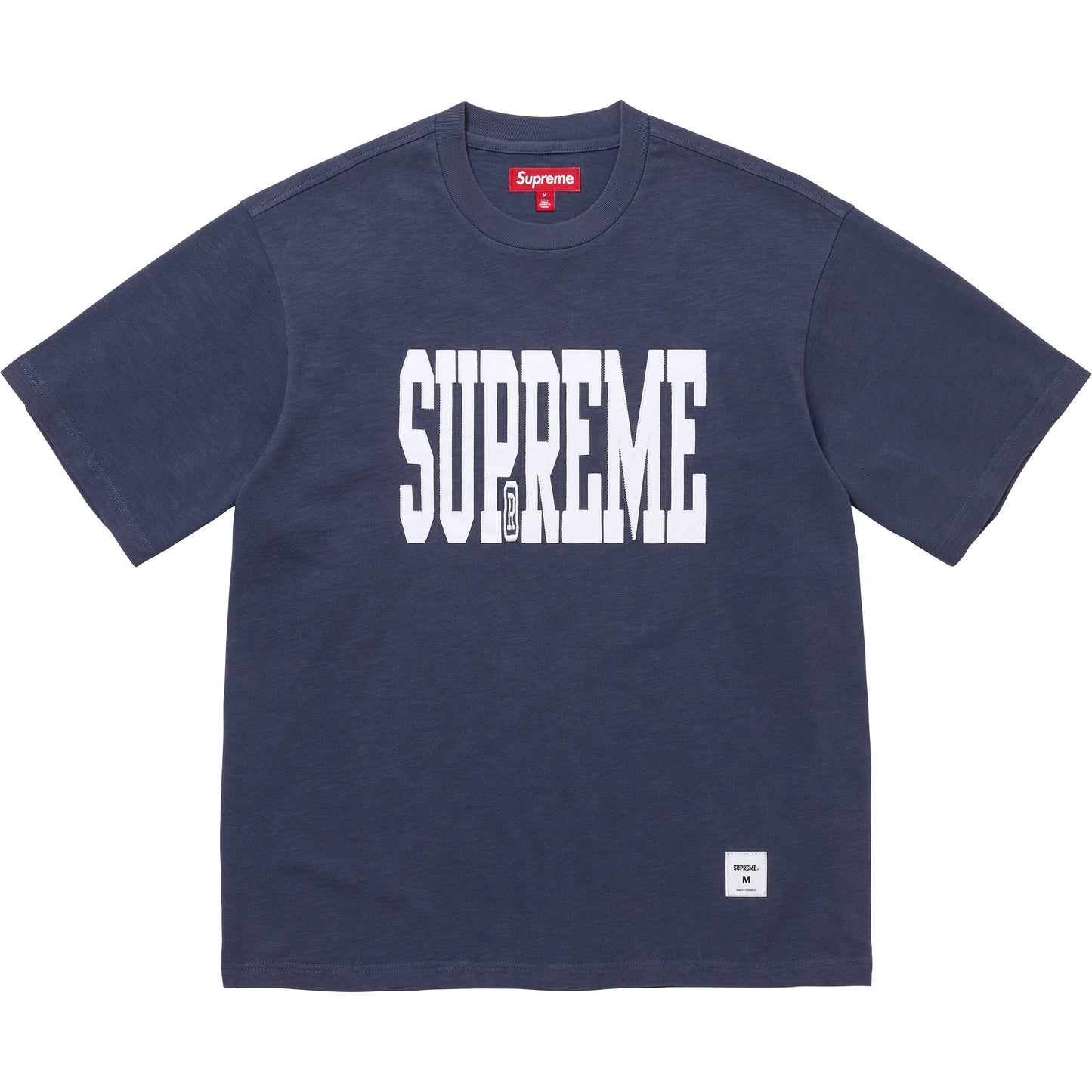 Supreme Stretch Appliqué S/S Top Navy