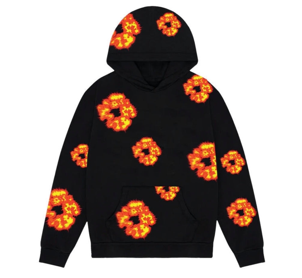 Denim Tears x Offset Wreath Hoodie Black