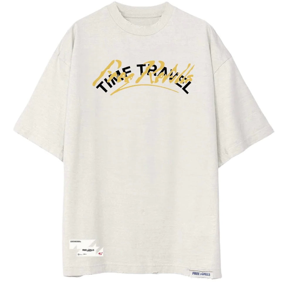 Free Refills Time Travel Tee Vintage White
