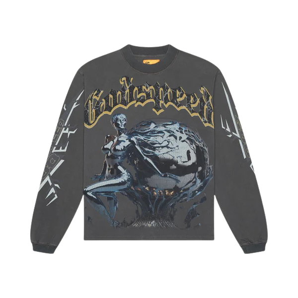 Godspeed Chrome Seduction Long Sleeve Tee Vintage Grey