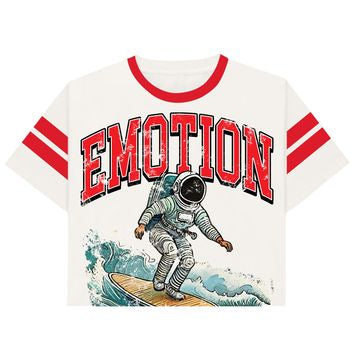 Mixed Emotions Cropped Tee ‘Beach’