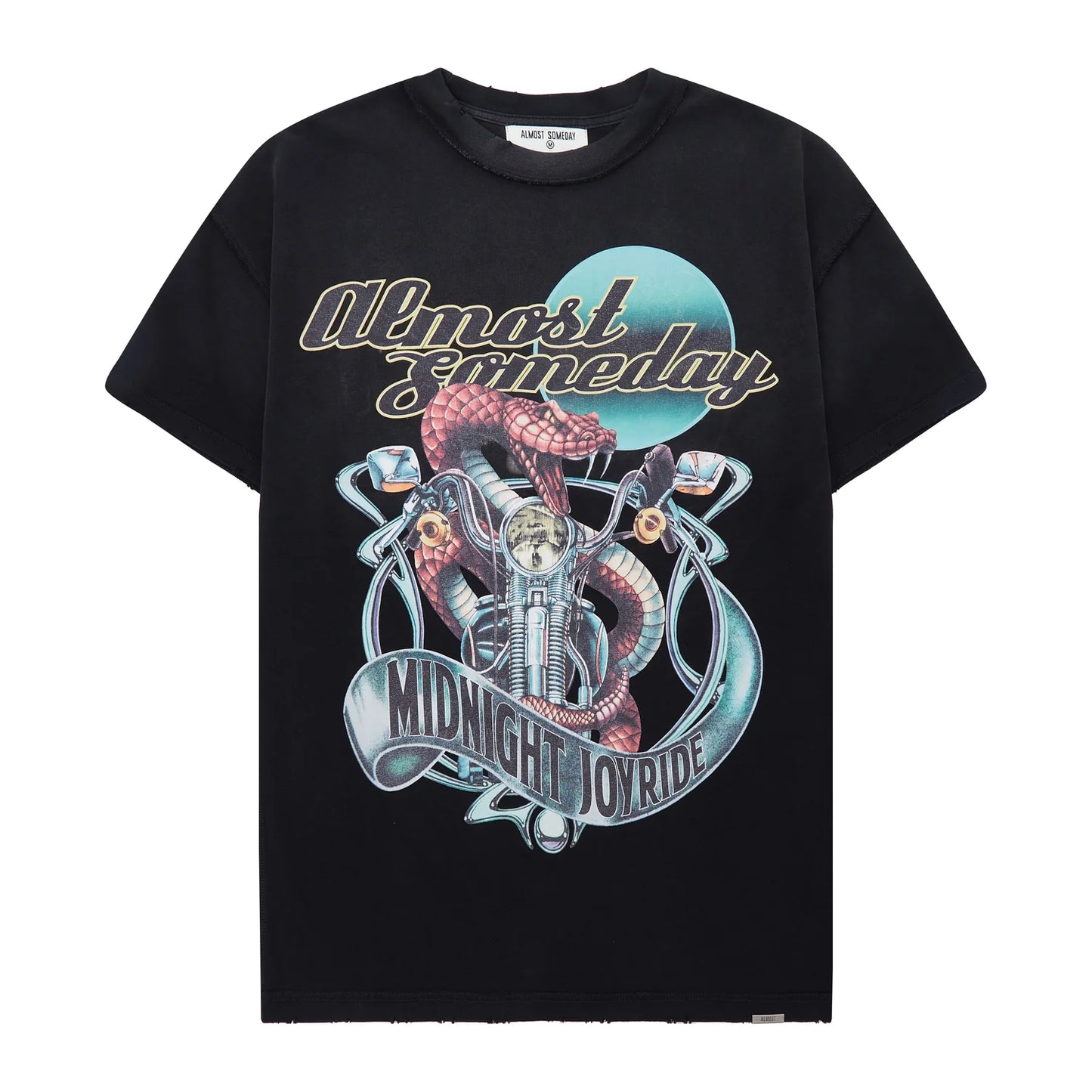 Almost Someday Midnight Tee Sun Fade Black