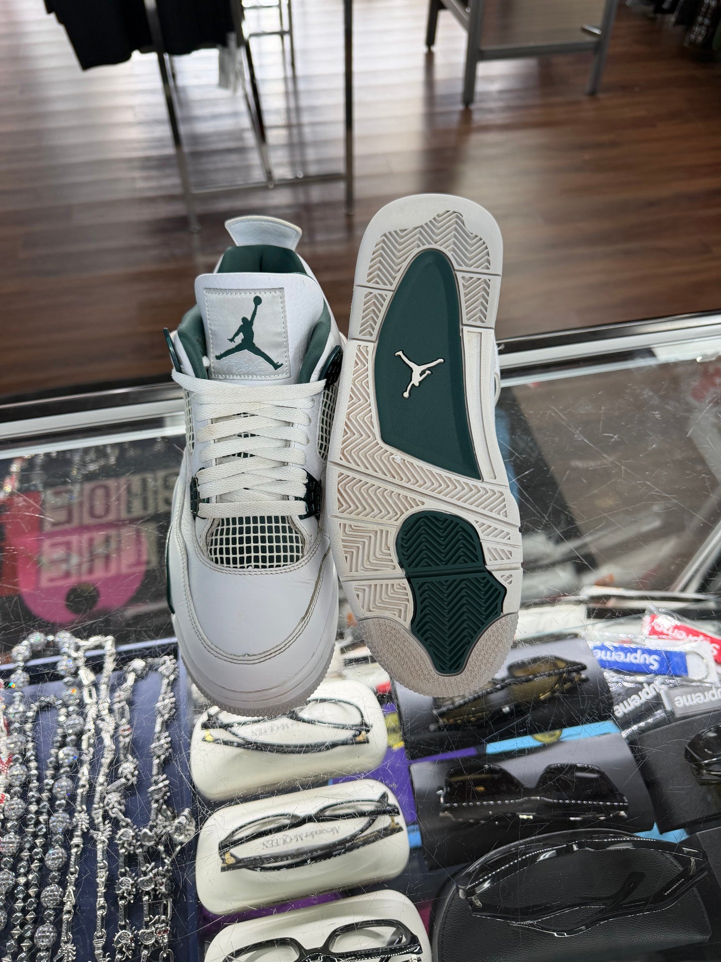 Jordan 4 Oxidized Green (Pre Owned)