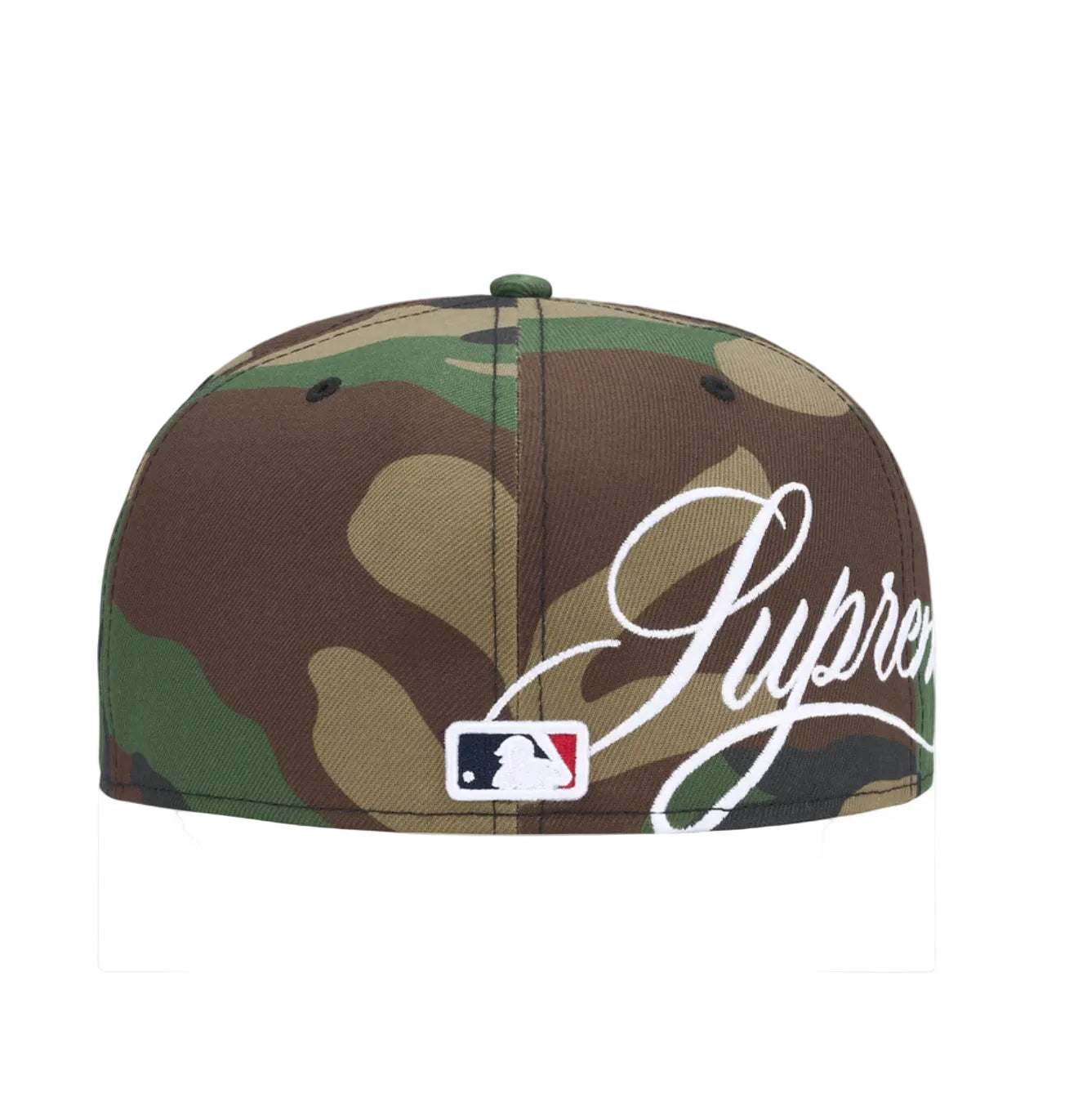 Supreme New York Yankees New Era Fitted Hat Woodland Camo