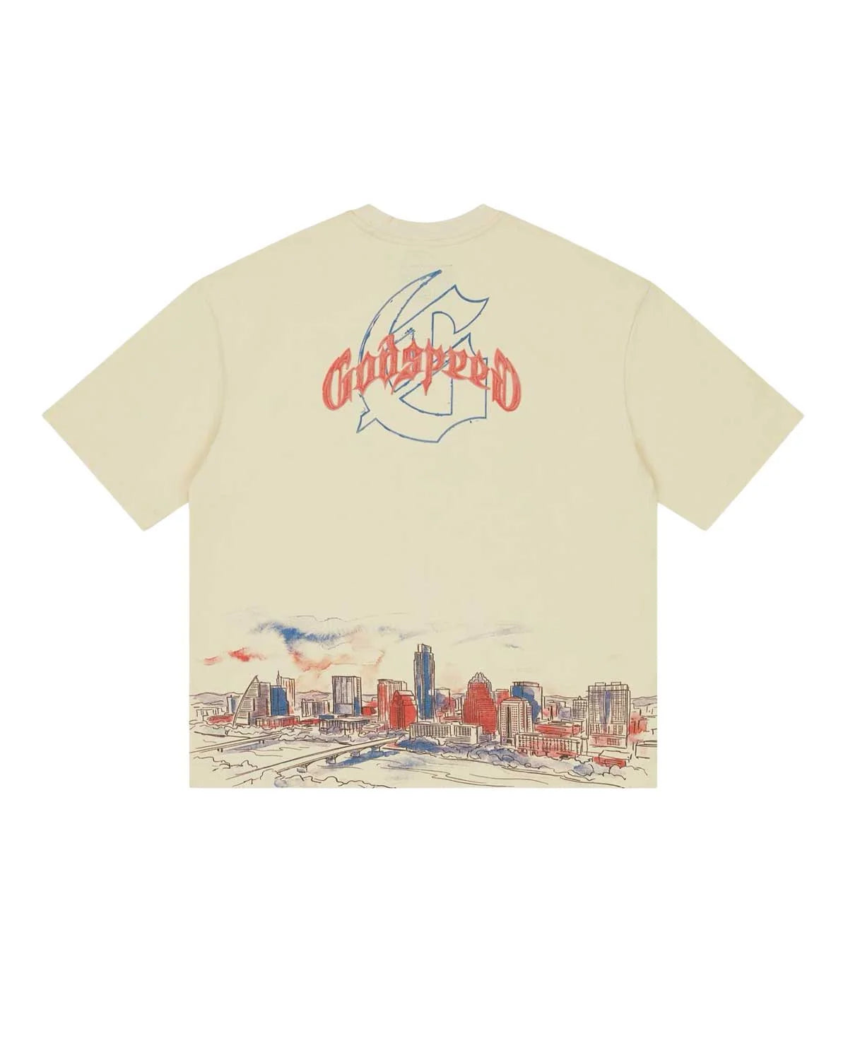 Godspeed Texas Skyline Tee Bone