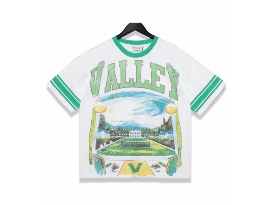 Vale Forever Tennis Court Ringer Tee