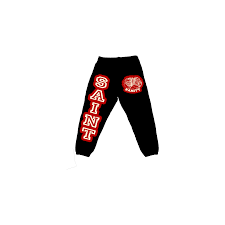 Saint Vanity Varsity Red/Black Sweatpants