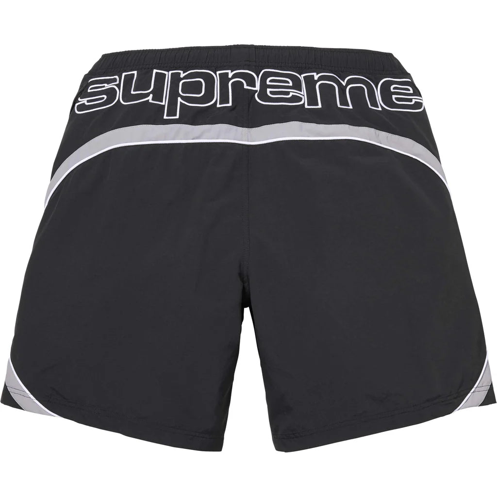 Supreme Paneled Water Short Black