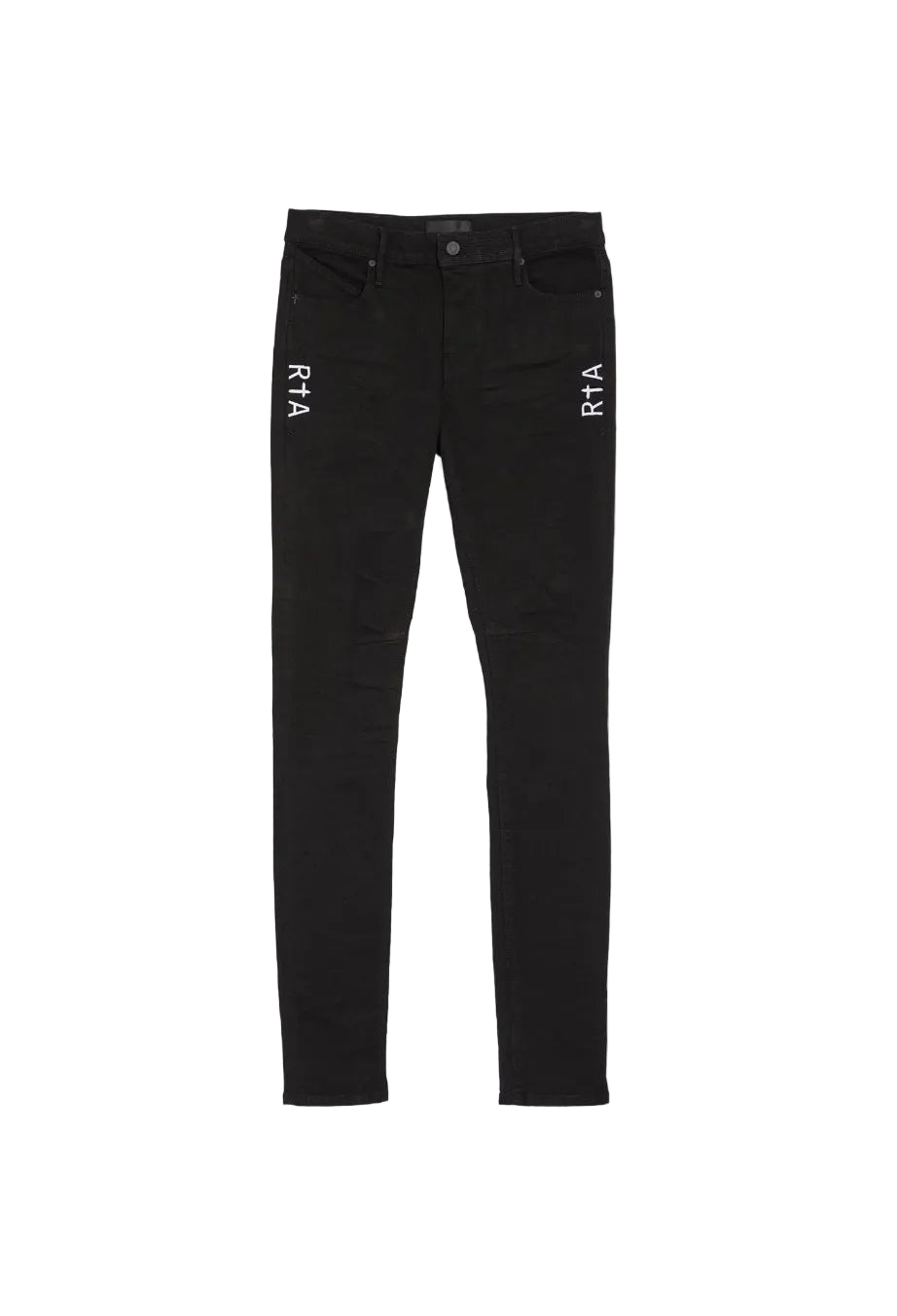 RTA Bryant Black Logo Jeans