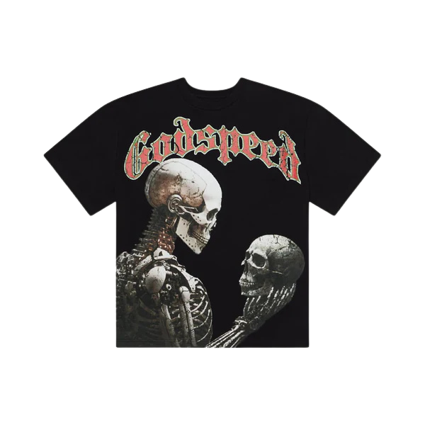 Godspeed MAN VS AI T-Shirt Black Wash
