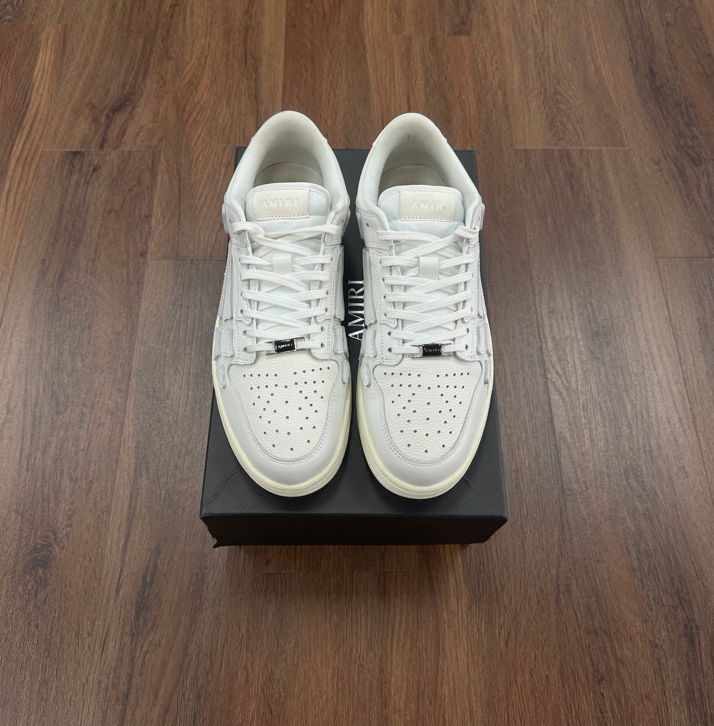 Amiri Skel Top Low White (Pre Owned)