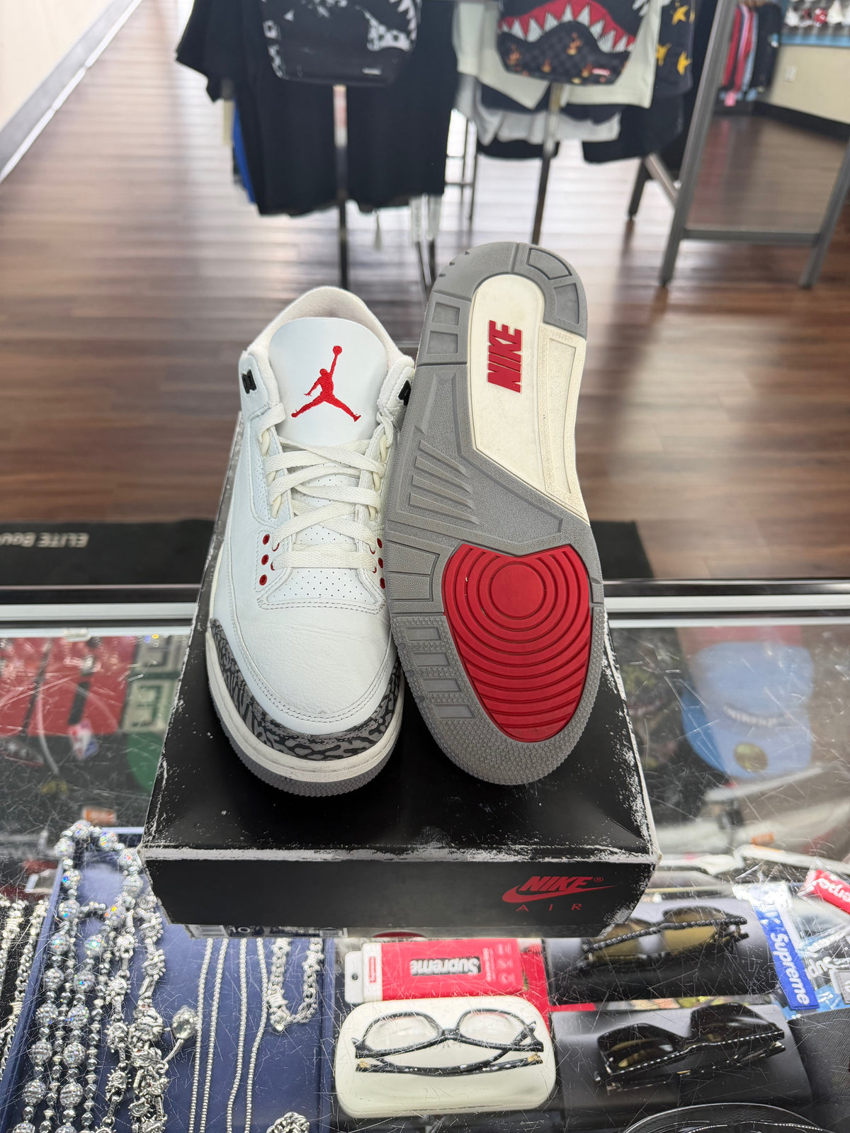 Jordan 3 White Cement Reimagined (Pre Owned)