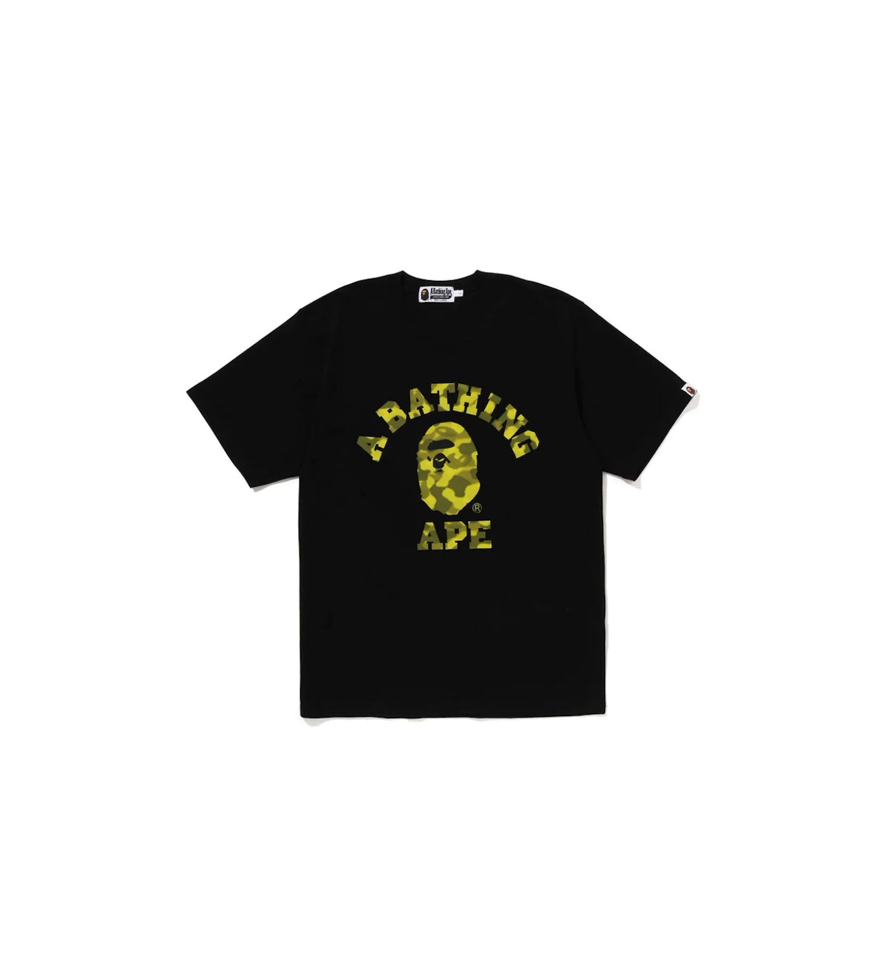 BAPE Radiation Camo College Tee Black