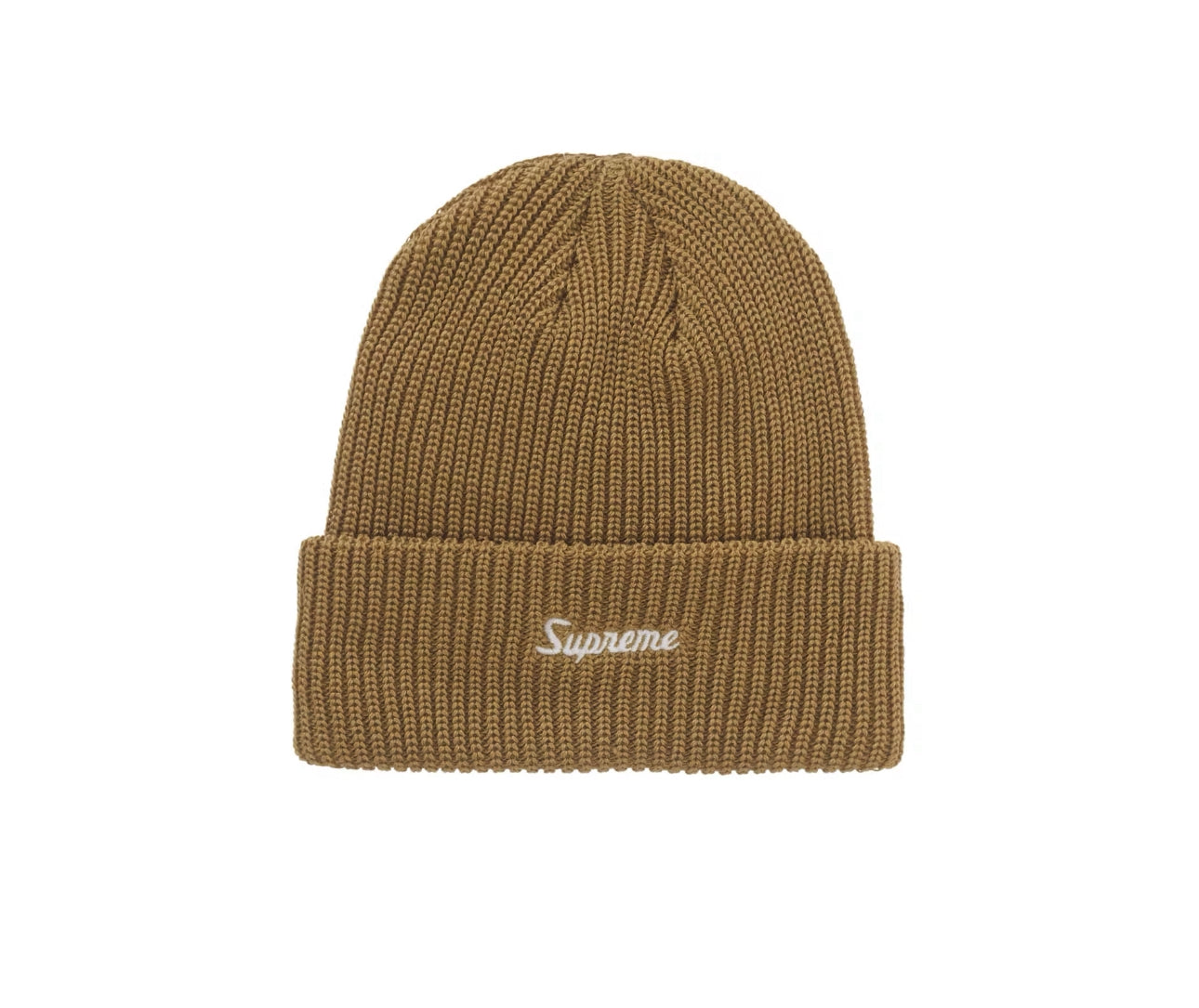 Supreme Loose Gauge Beanie Mustard