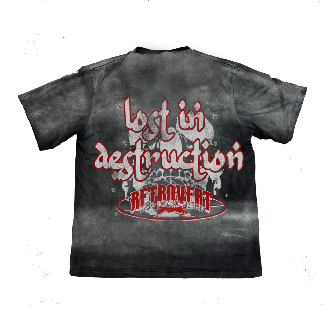 RetroVert Heart Thorn Tee - Red