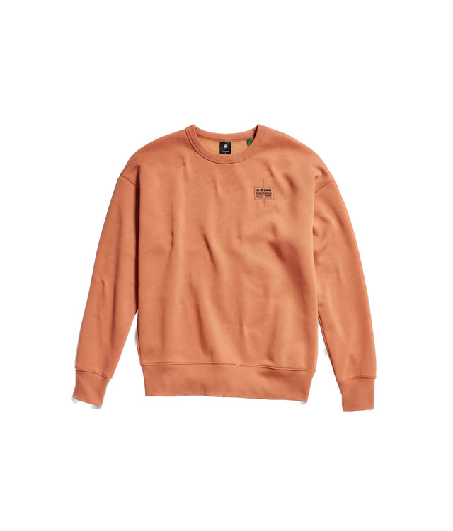 G-Star Unisex Core Oversized Sweater ‘Orange’