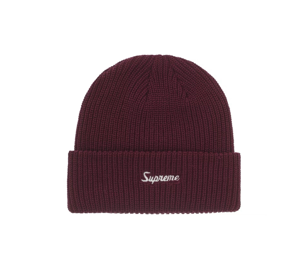 Supreme Loose Gauge Beanie Dark Red